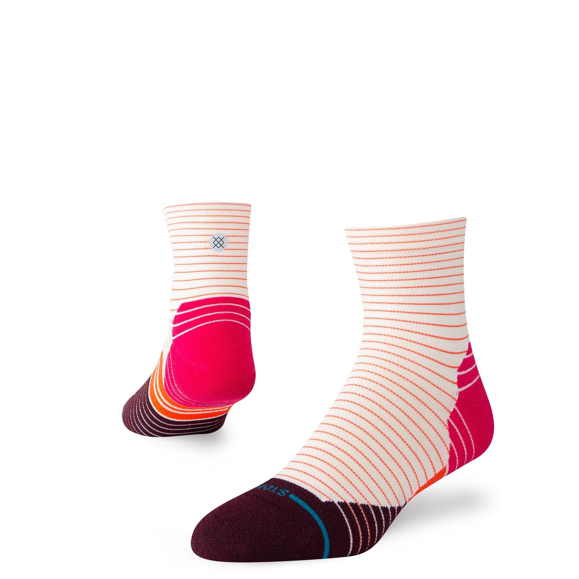 Stance Micro Light Quarter Socken Magenta