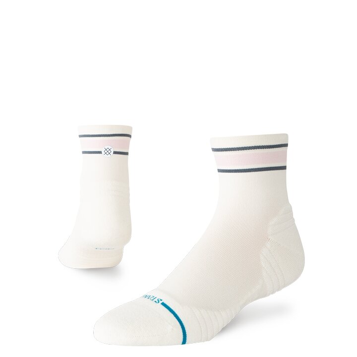 Stance Wiley Light Quarter Sock Off White