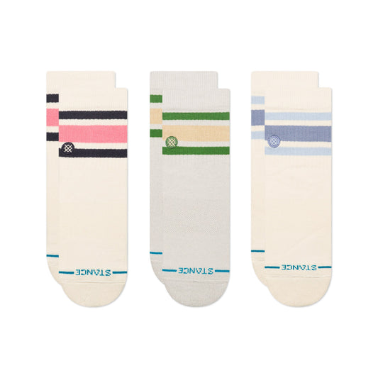 Womens Boyd Quarter Socken 3Er Pack Elfenbein