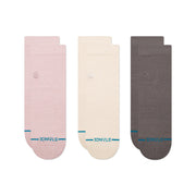 Stance Womens Icon Quarter Sock 3 Pack Lilac