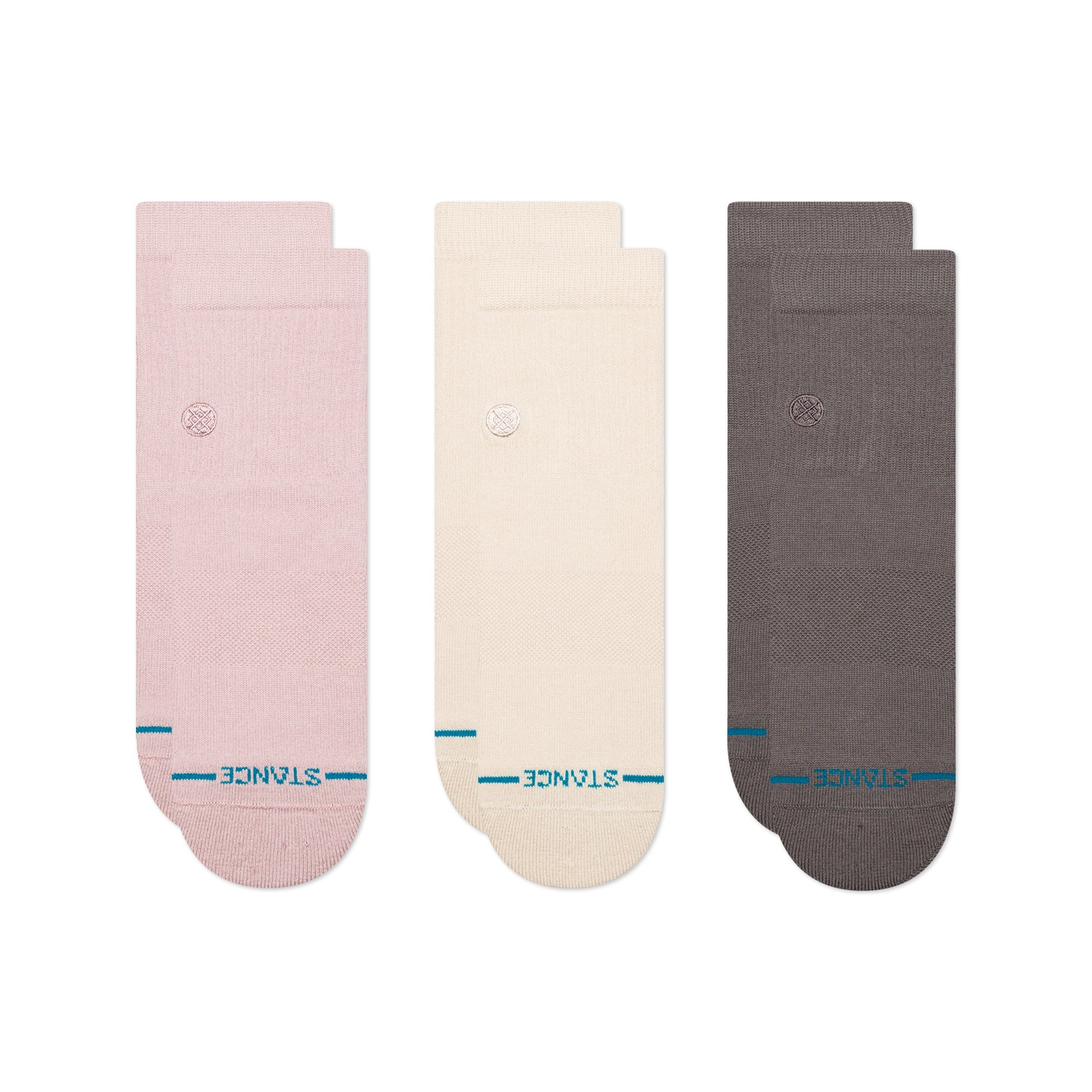 Stance Womens Icon Quarter Sock 3 Pack Lilac