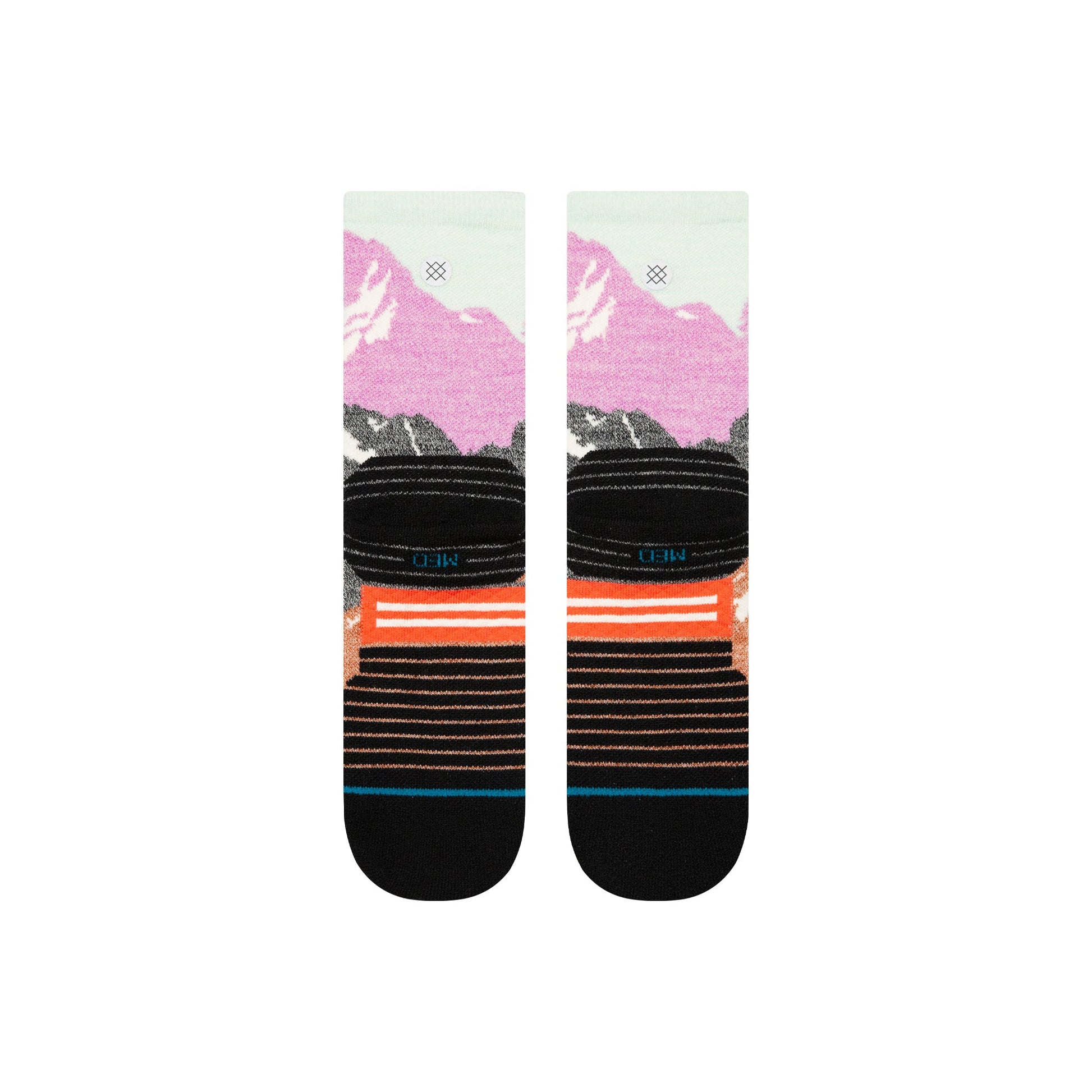 Stance Out Of Range Mid Wool Crew Socken Beere