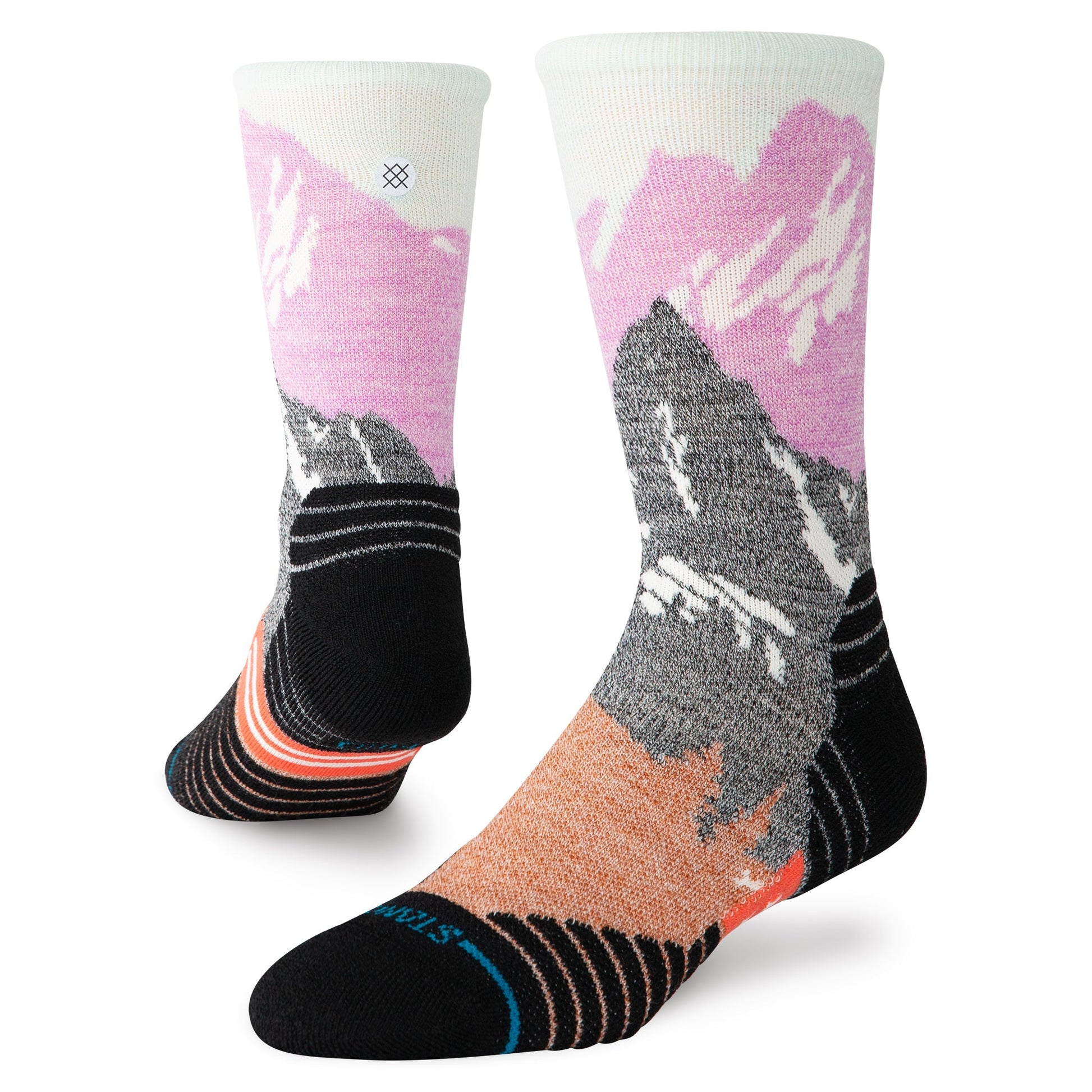 Stance Out Of Range Mid Wool Crew Socken Beere