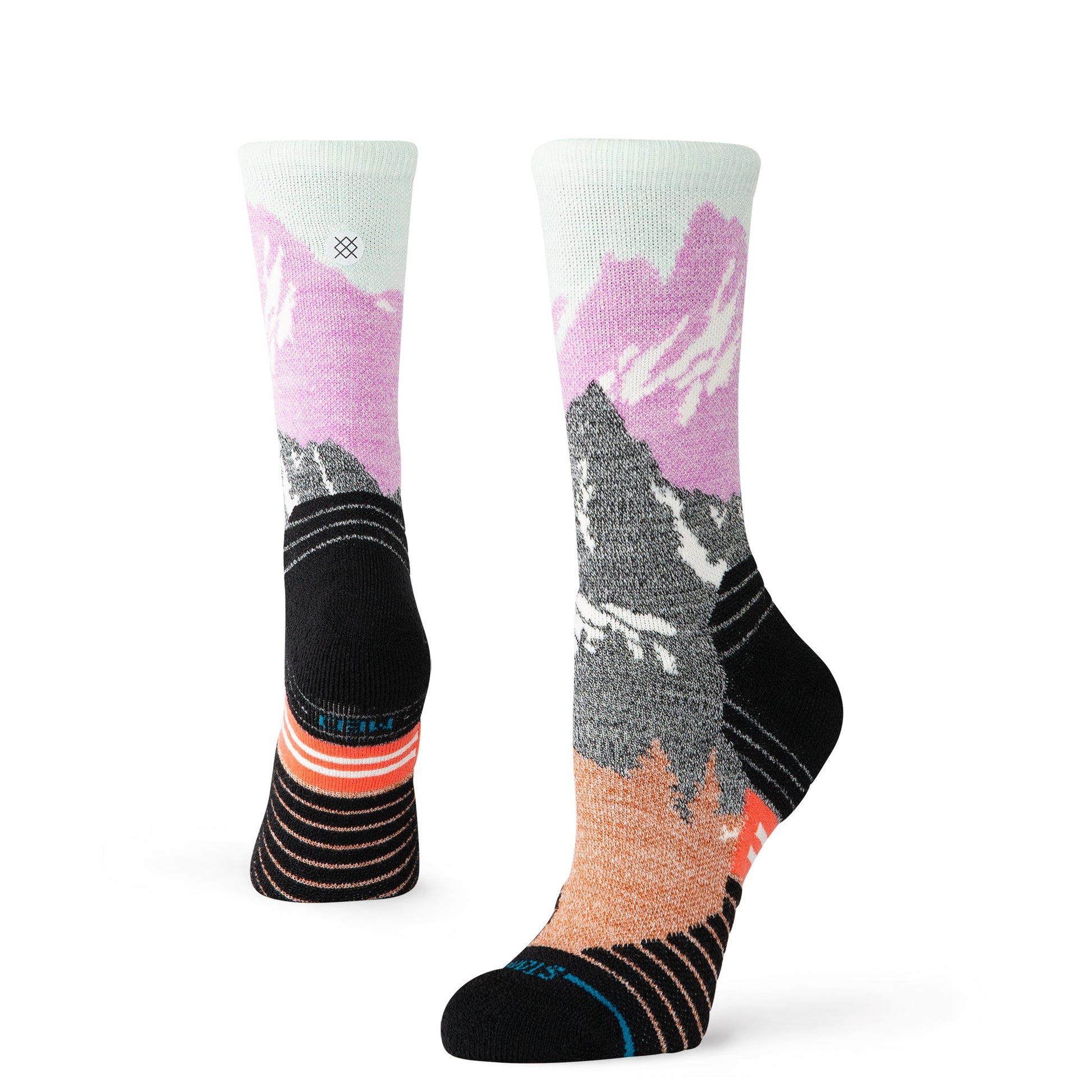 Stance Out Of Range Mid Wool Crew Socken Beere