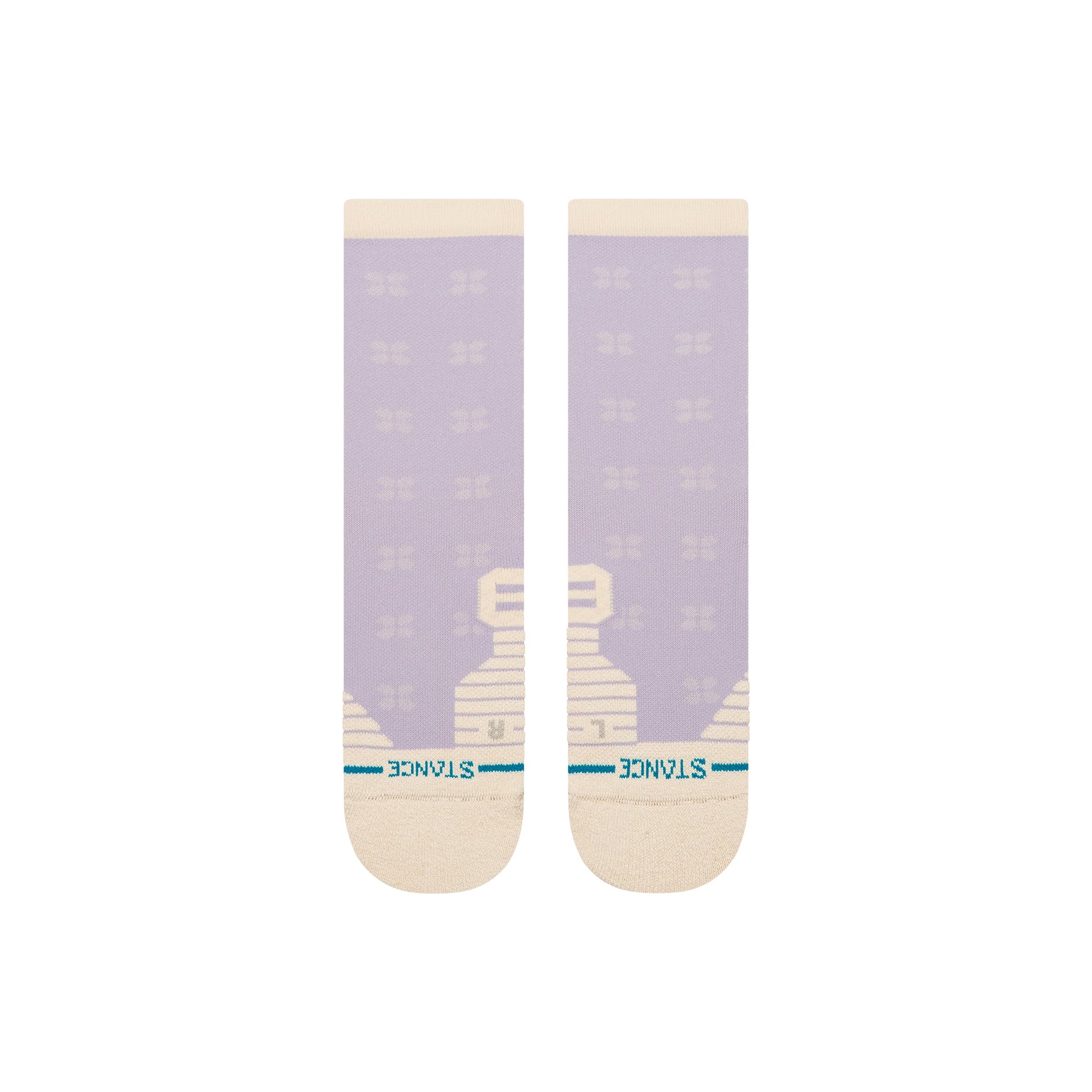 Stance Latta Mid Crew Sock Lilac