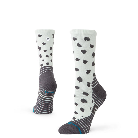 Stance Leopard Mid Crew Socken Hellblau