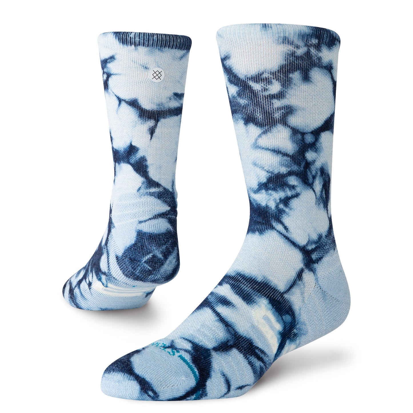 Stance Dye Wool Crew Socken Eisblau