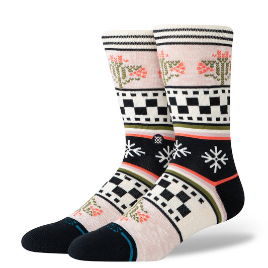 Stance Winter Bloom Crew Socken Lilac 