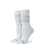 Stance Womens Icon Slouch Crew Sock Heather Grey