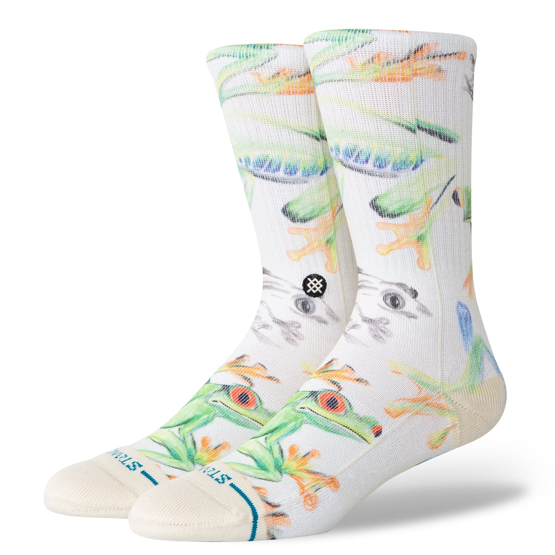 Stance Stick To It Crew Socken Canvas
