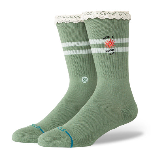 Stance Have A Good Day Crew Socken Grün 