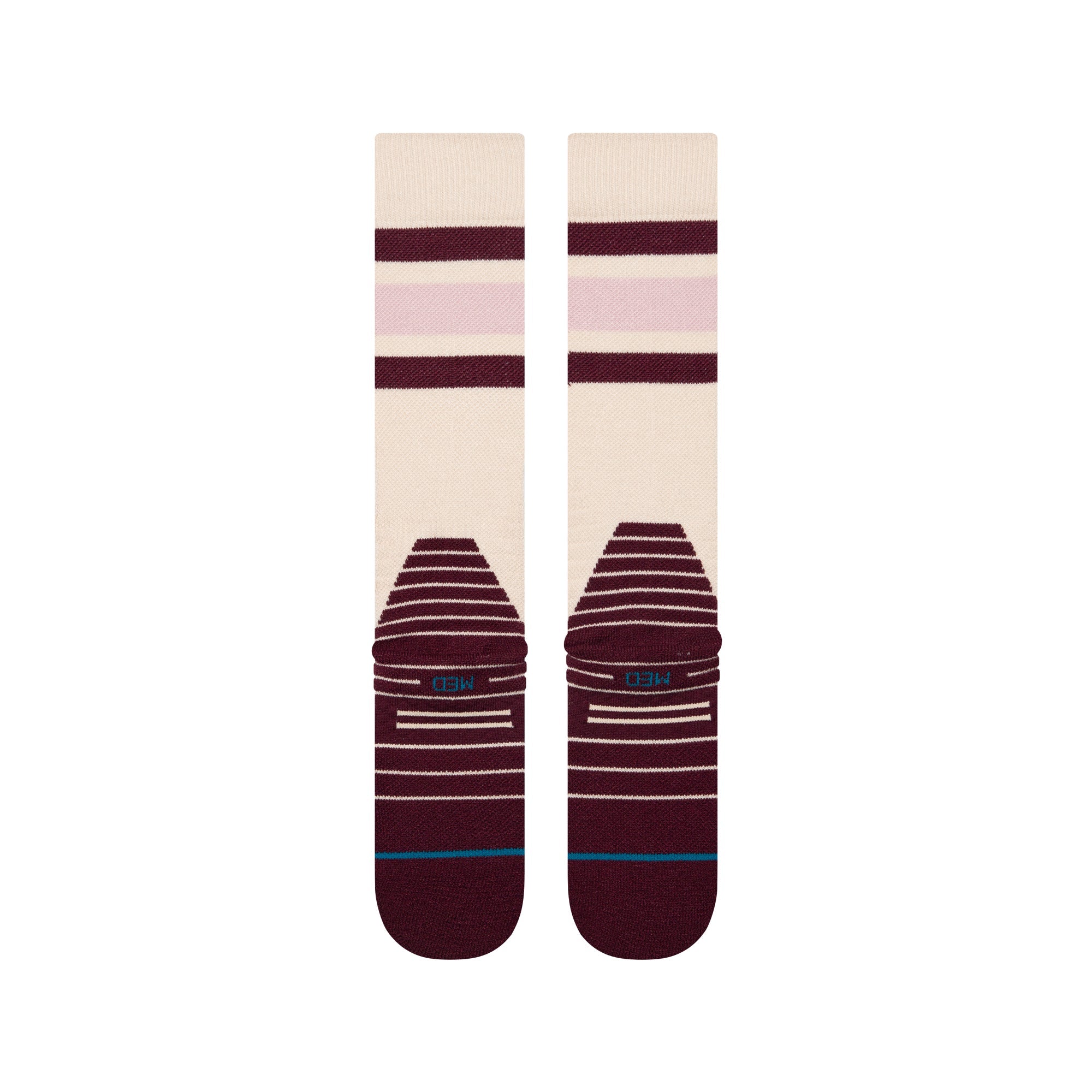 Stance Womens Boyd Mid Wool Snow Sock Oatmeal