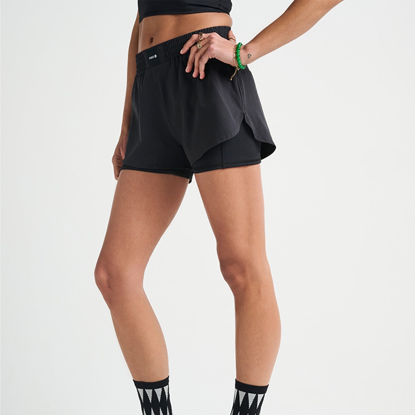 Stance Work It Out Shorts Fur Damen Schwarz |model