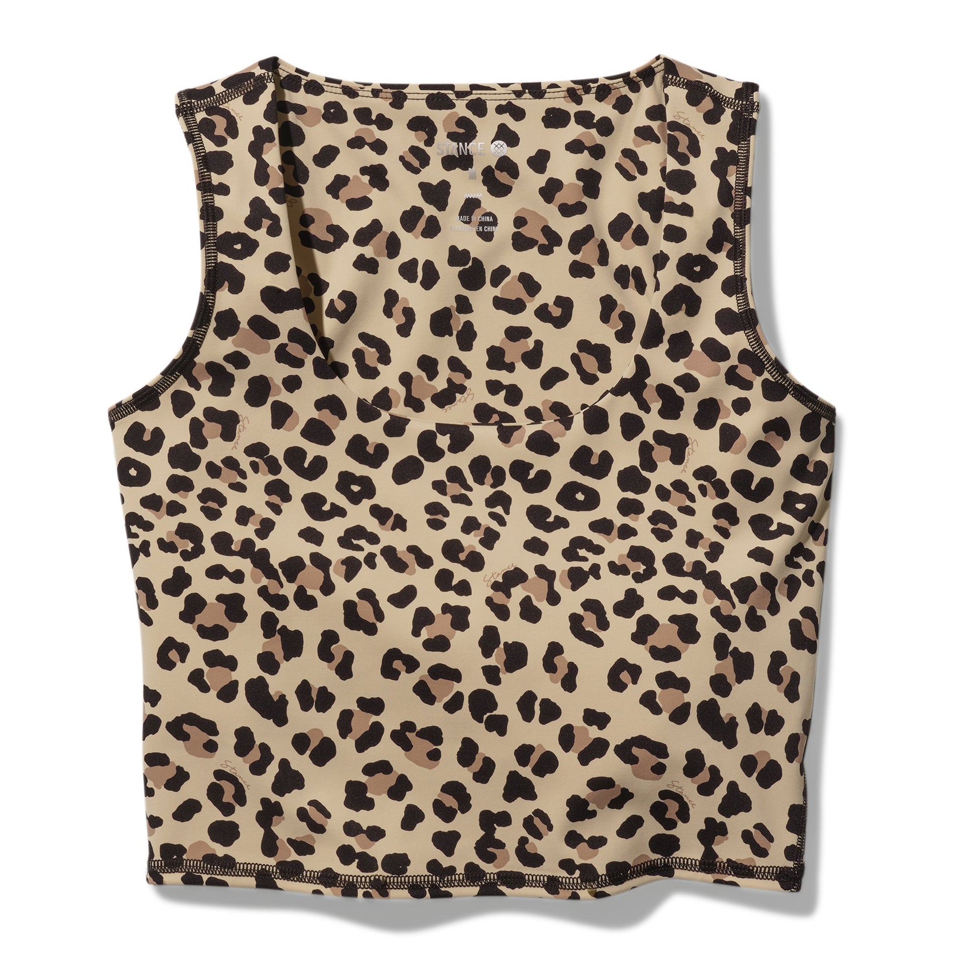 Stance Happenings Crop Top Fur Damen Leopard