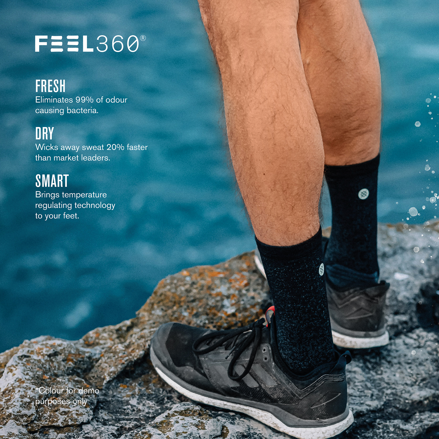 Stance Run Light Tab Socken Weiß