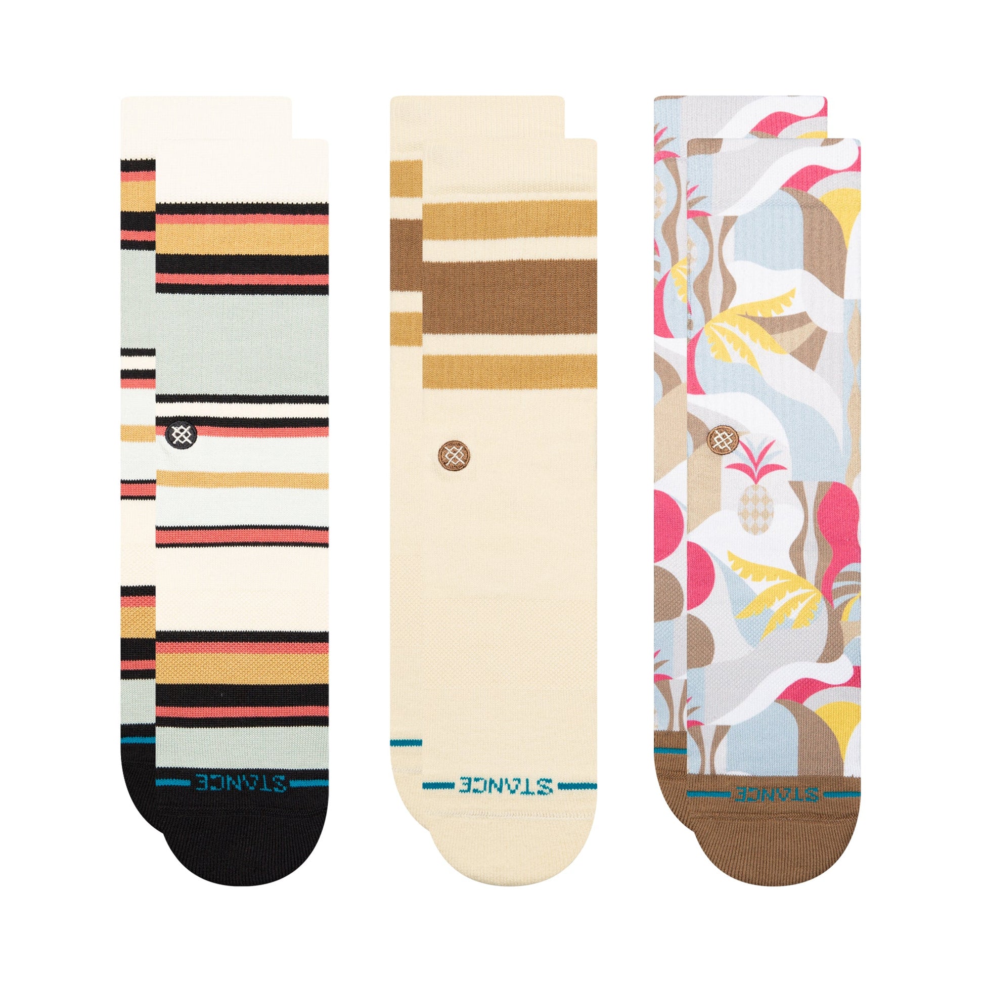 Stance Lifestyle Crew Socken Im 3Er Pack Bunt