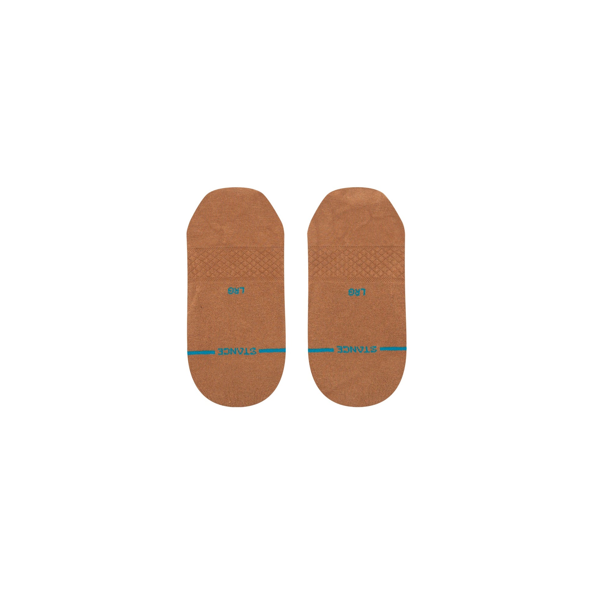 Stance Icon No Show Socken Dunkles Beigegrau