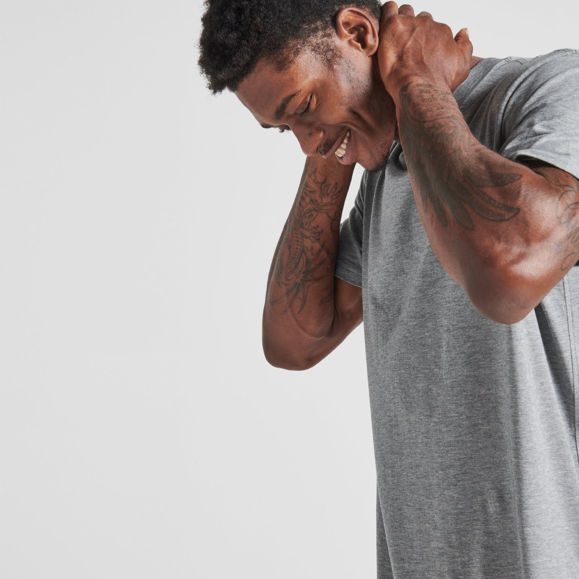 Stance Butter Blend™ T-Shirt Grau Meliert |model