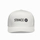 Stance Icon Snapback Hat Weiss
