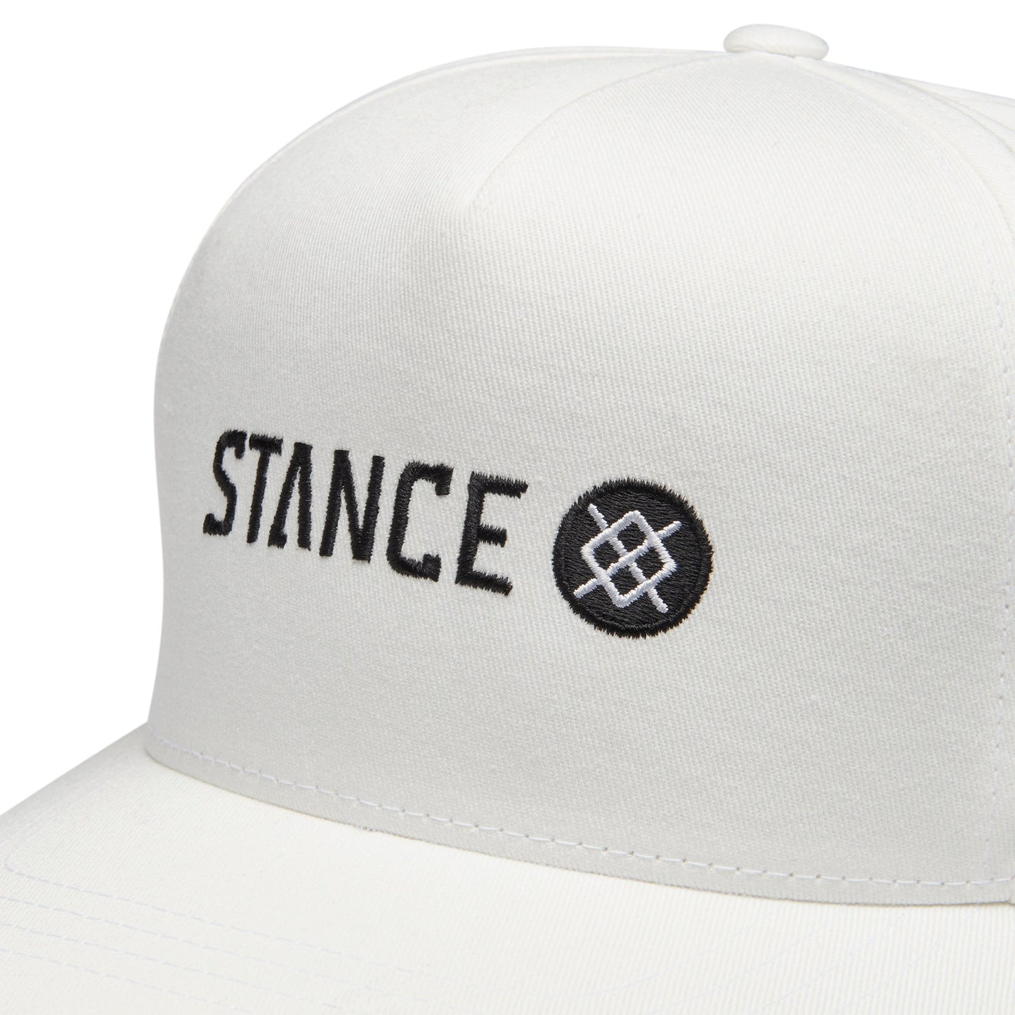 Stance Icon Snapback Hat Weiss