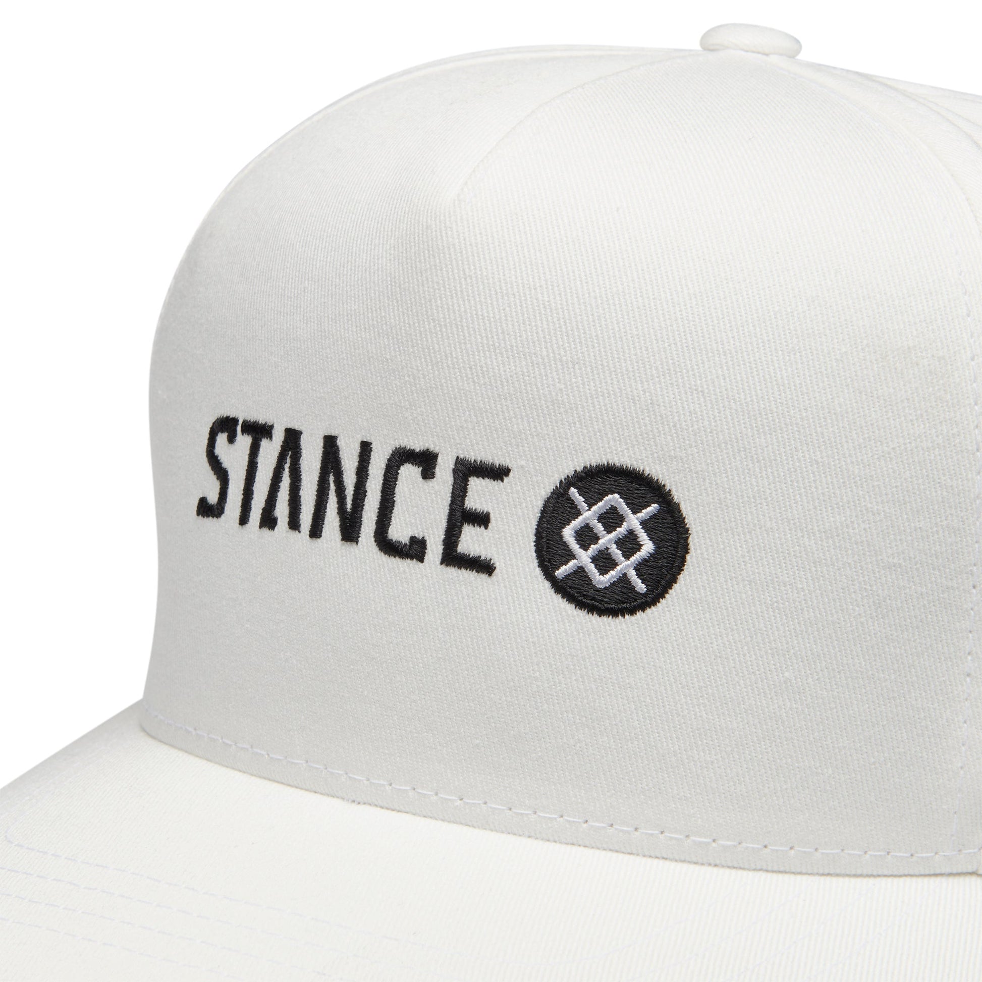 Stance Icon Snapback Hat Weiss