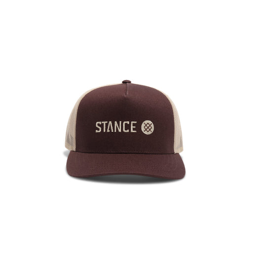 Stance Icon Trucker Hat Dunkelbraun