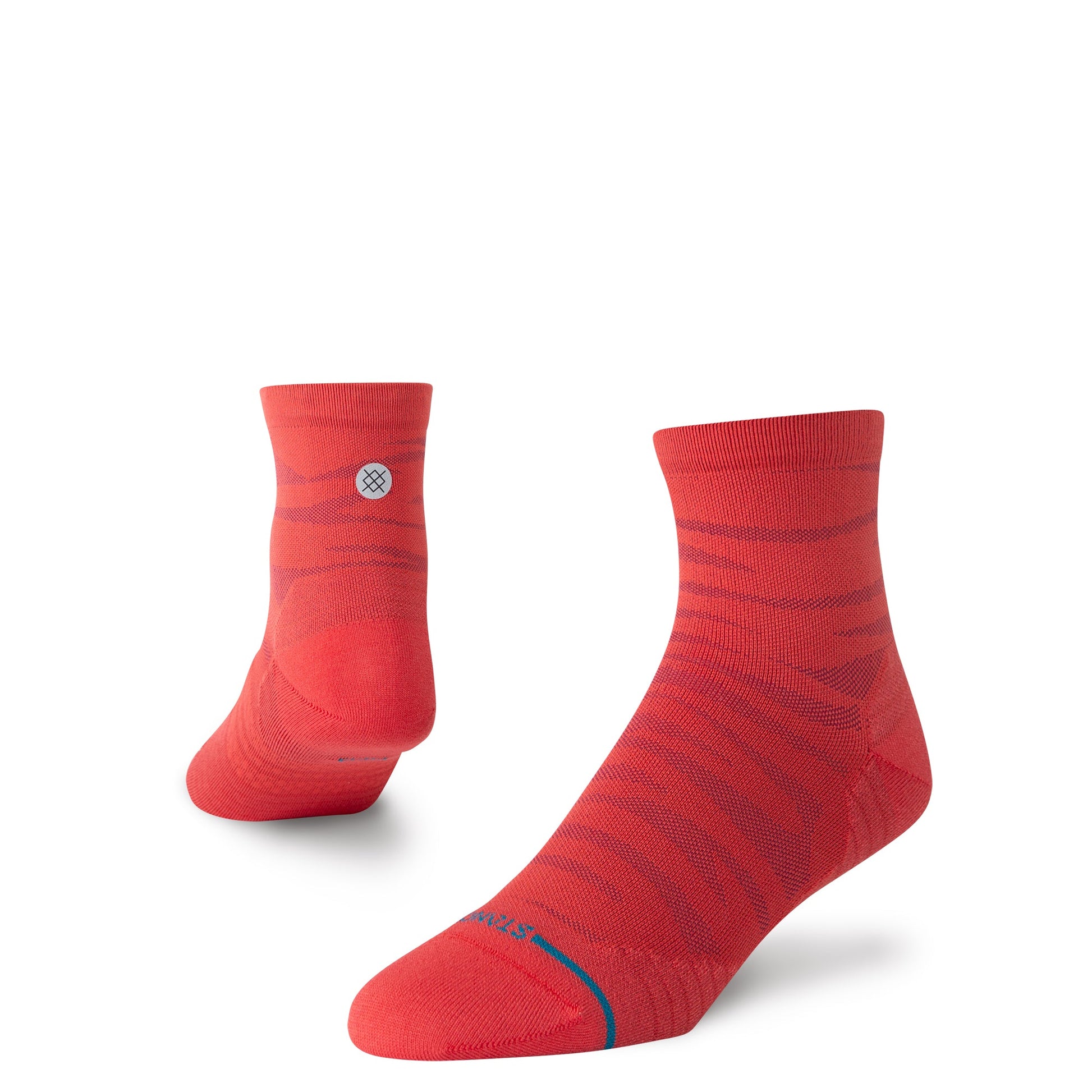 Stance Ridge Quarter Socken Rot