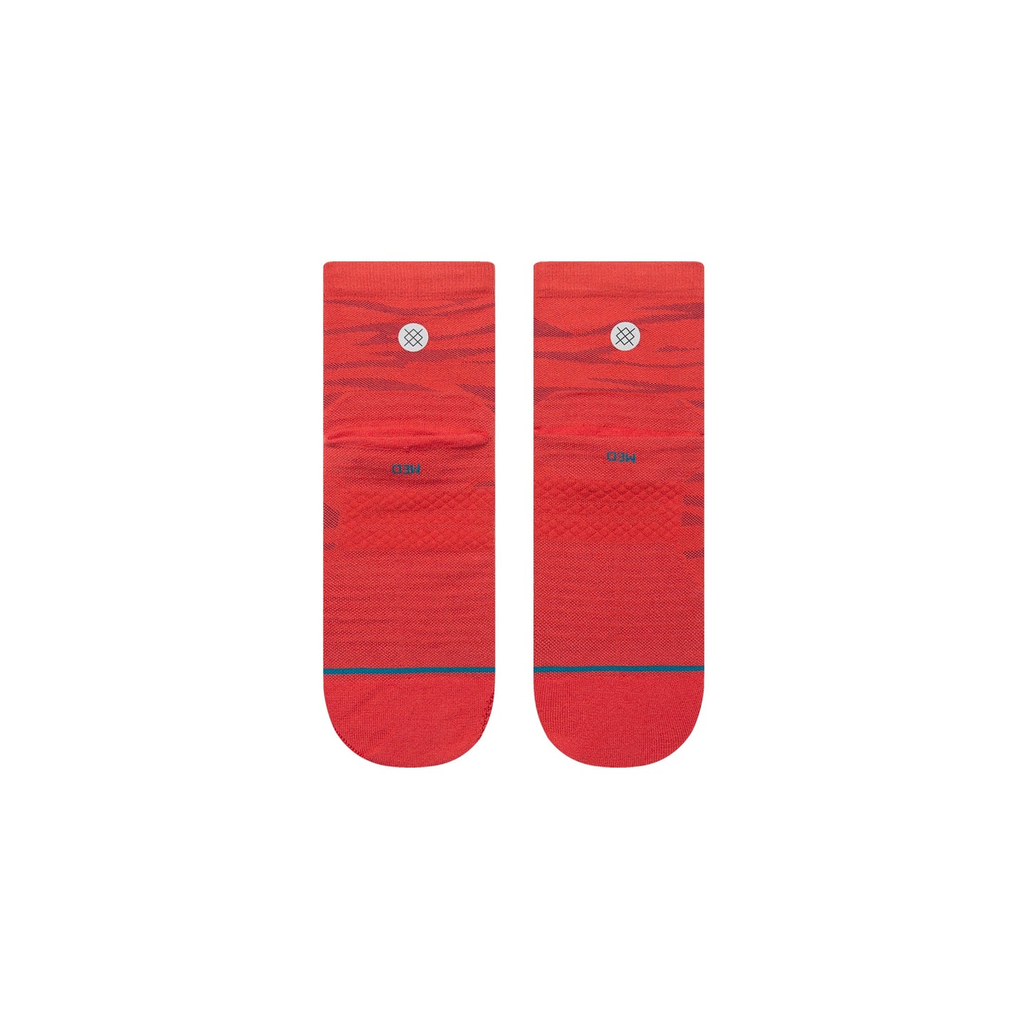 Stance Ridge Quarter Socken Rot