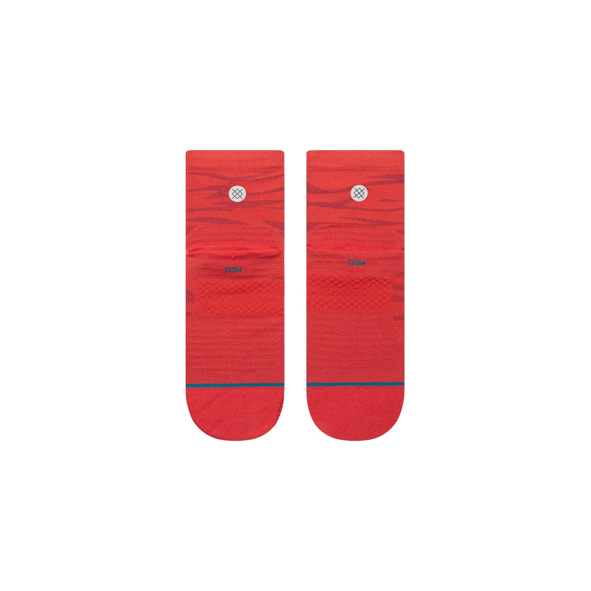 Stance Ridge Quarter Socken Rot