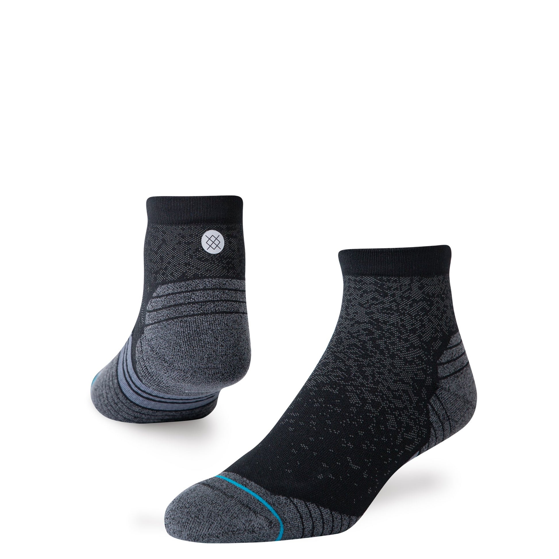 Stance Socks RUN QUARTER Schwarz
