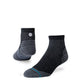 Stance Socks RUN QUARTER Schwarz