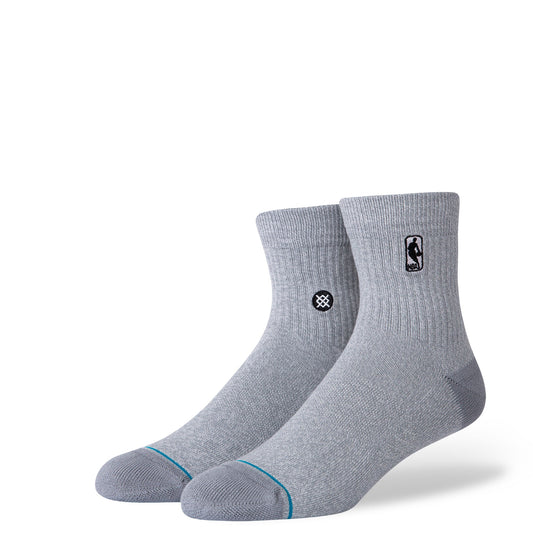 Stance Logoman Quarter Socken Grau Meliert