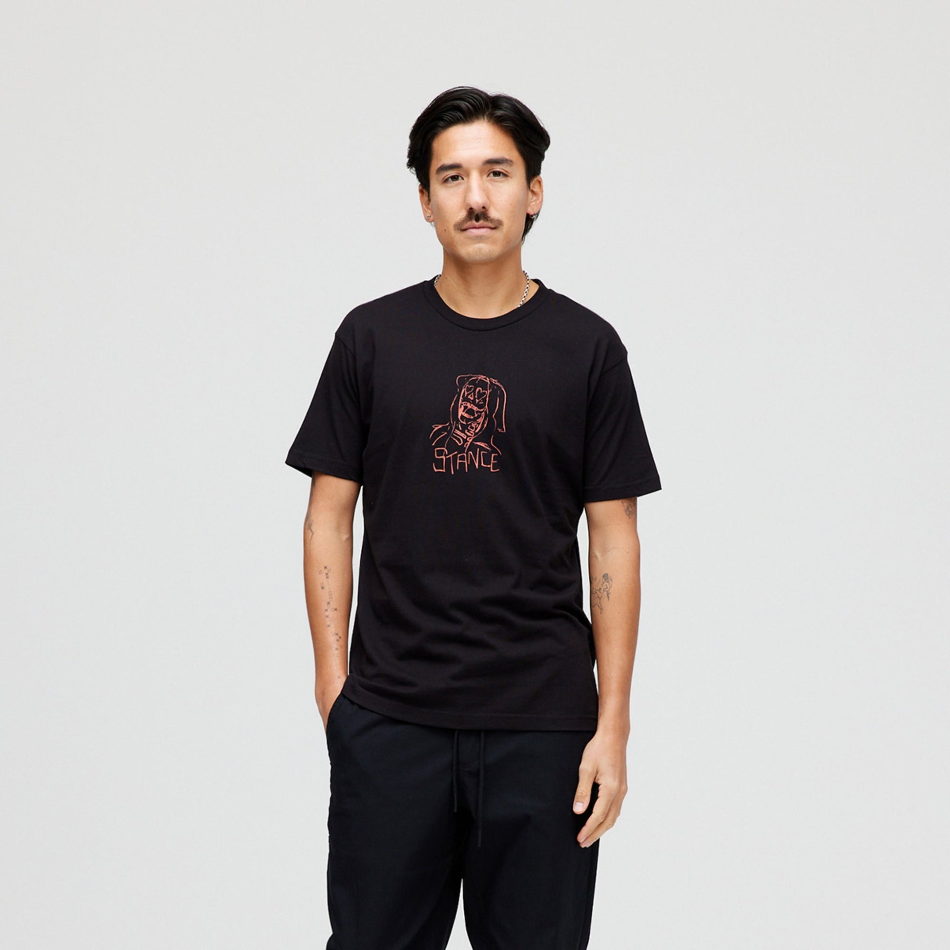 Stance Burn For You T-Shirt Schwarz |model