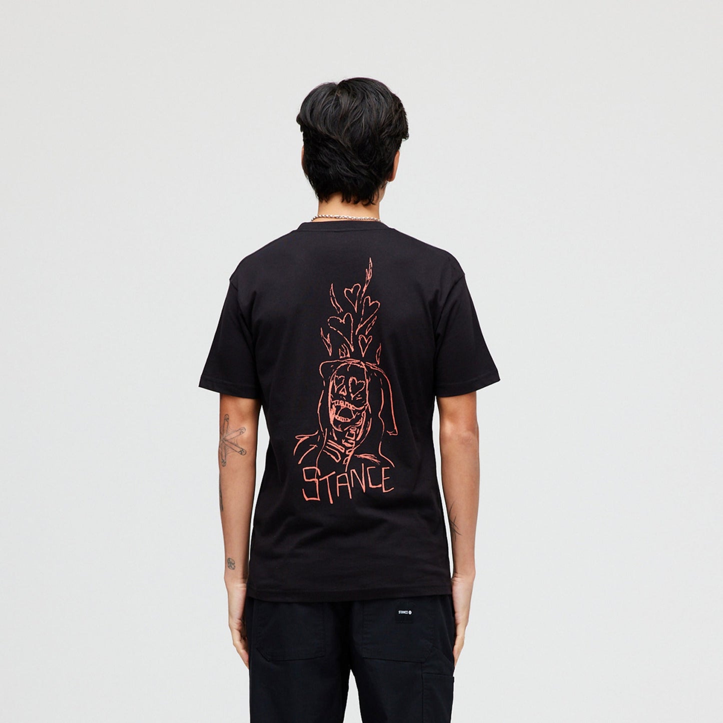 Stance Burn For You T-Shirt Schwarz |model
