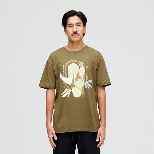 Stance Oasis T-Shirt Militargrun |model