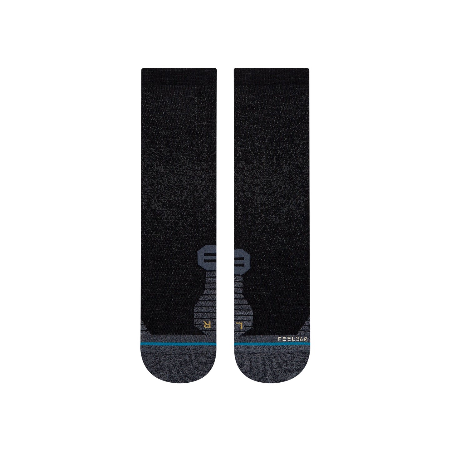 Stance Socks RUN WOOL CREW Schwarz
