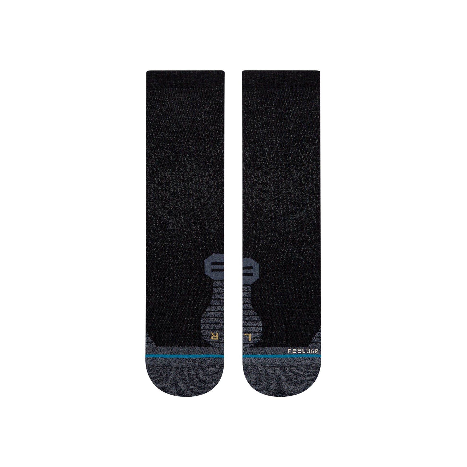 Stance Socks RUN WOOL CREW Schwarz