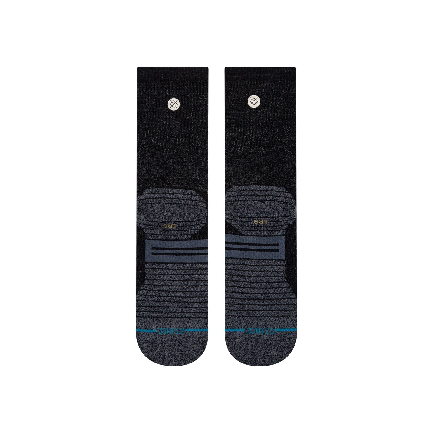 Stance Socks RUN WOOL CREW Schwarz