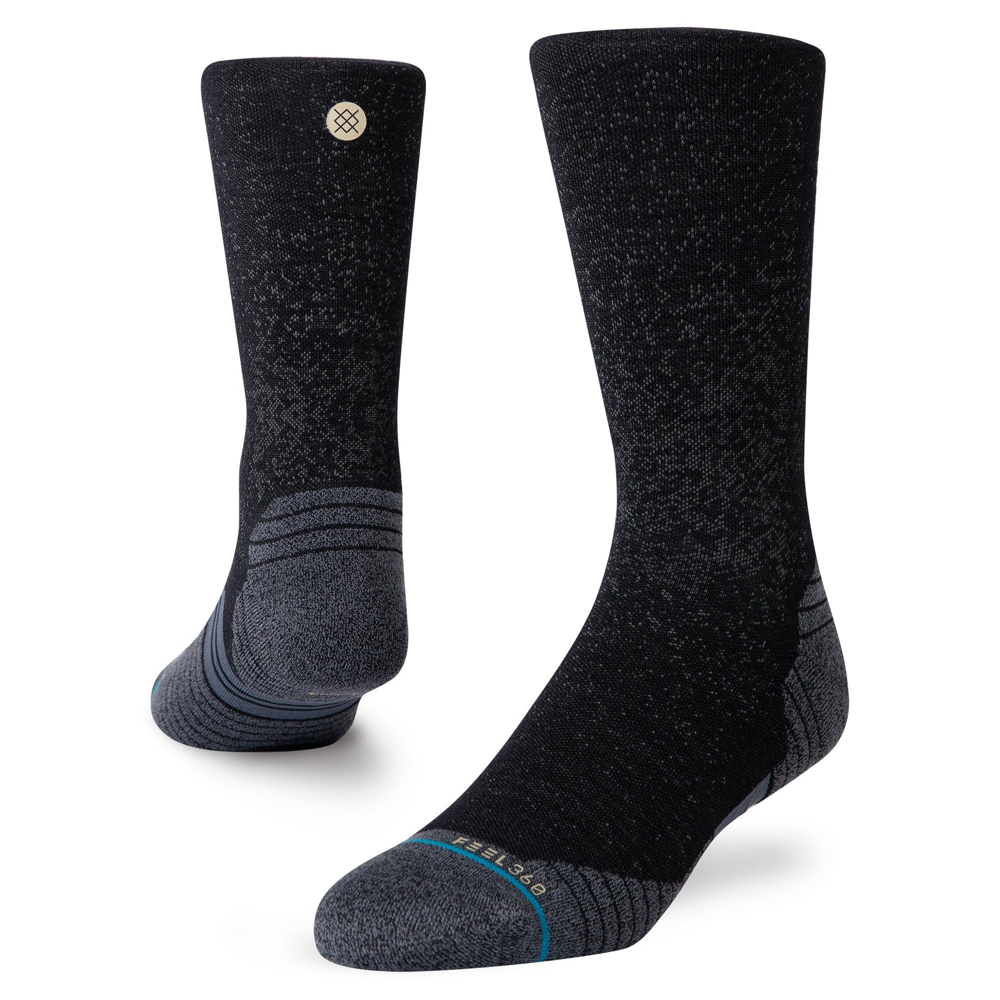 Stance Socks RUN WOOL CREW Schwarz