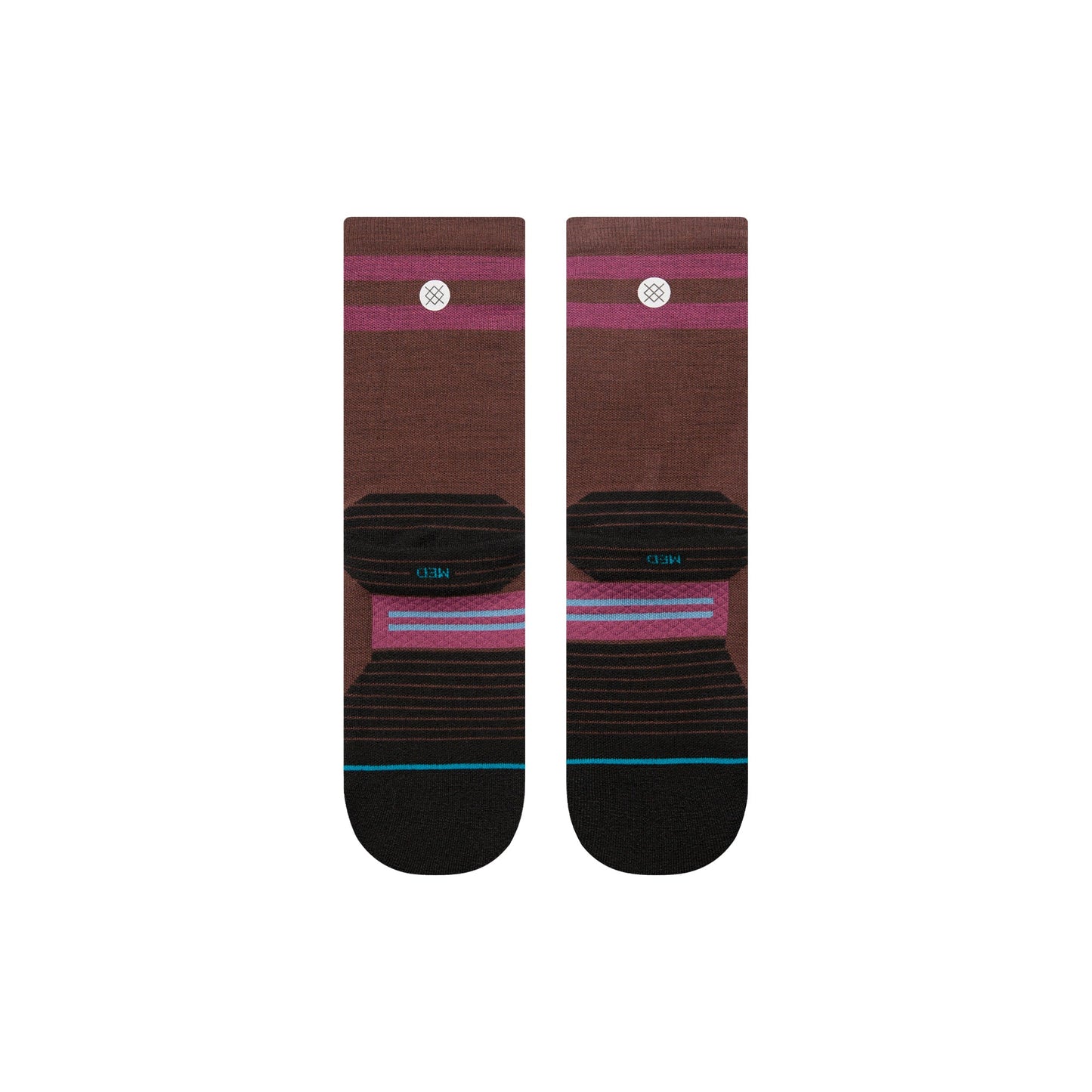 Stance Light Wool Crew Socken Dunkelbraun