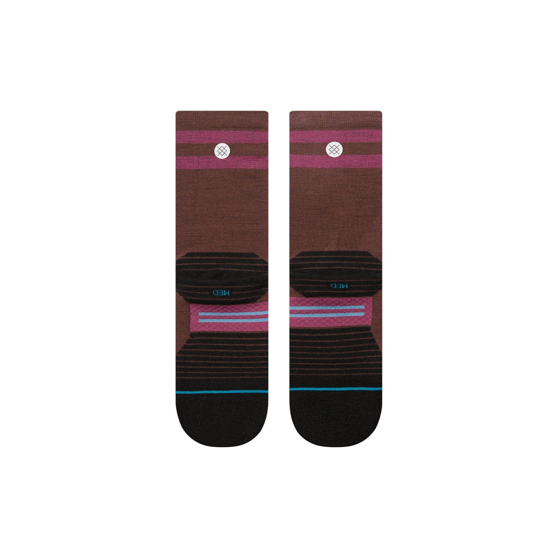Stance Light Wool Crew Socken Dunkelbraun