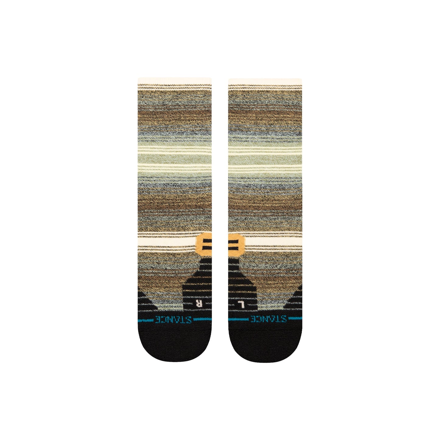 Stance High Peak Crew Socken Grün