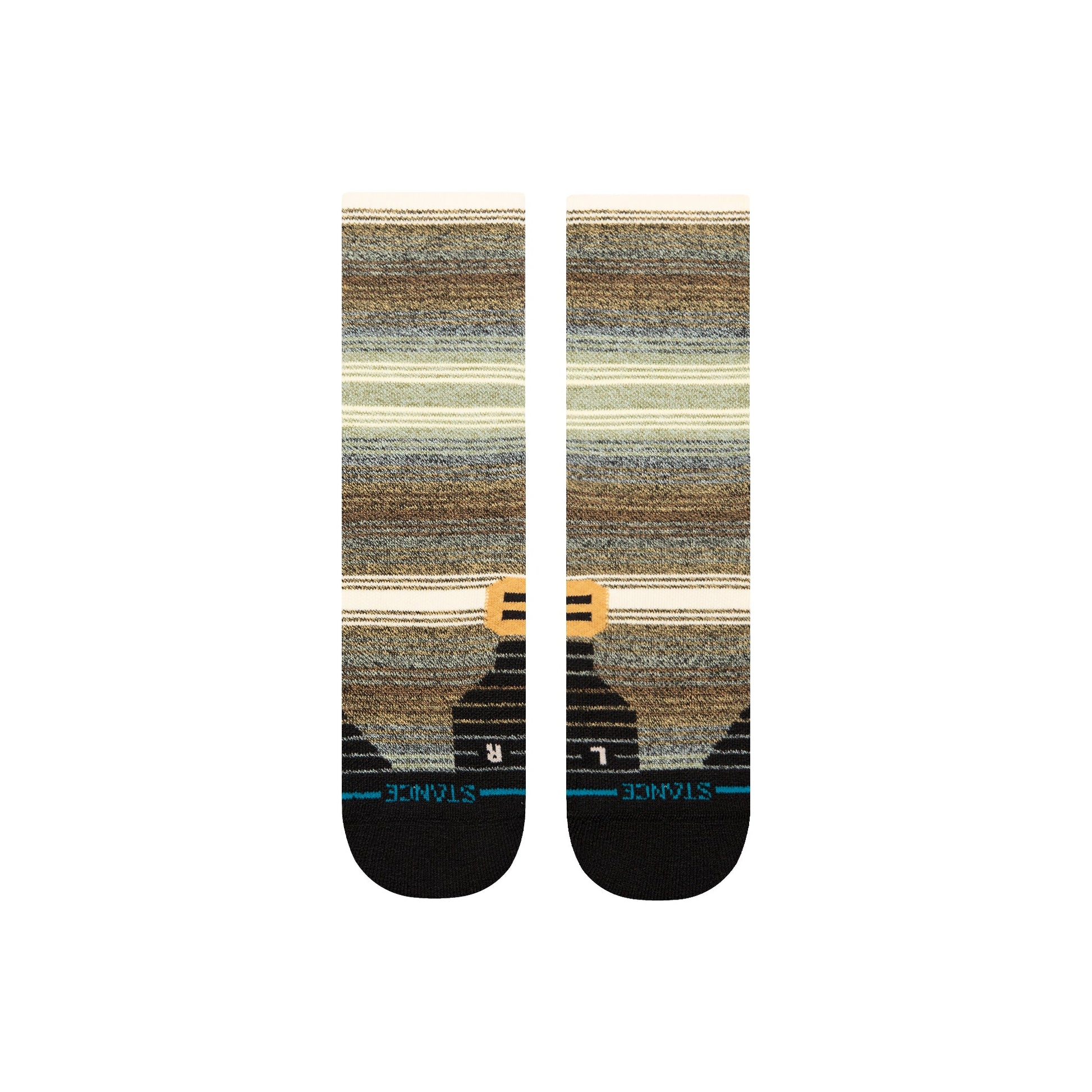 Stance High Peak Crew Socken Grün