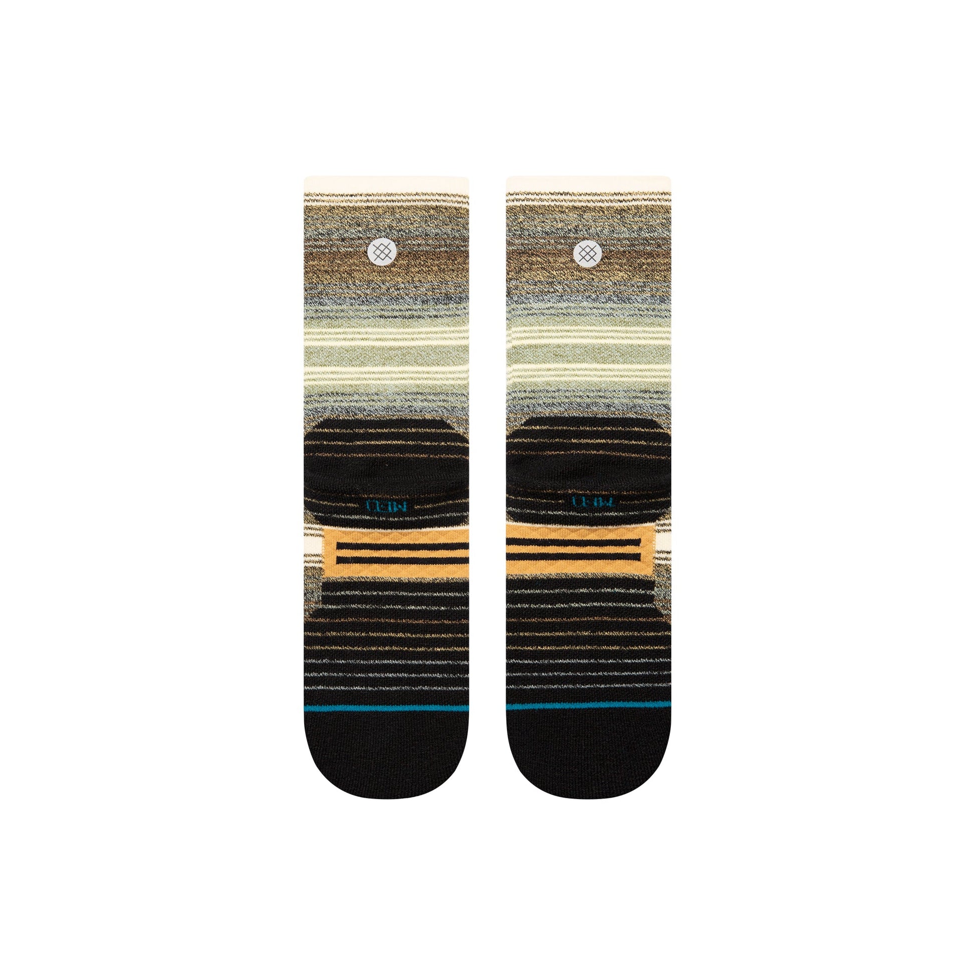 Stance High Peak Crew Socken Grün