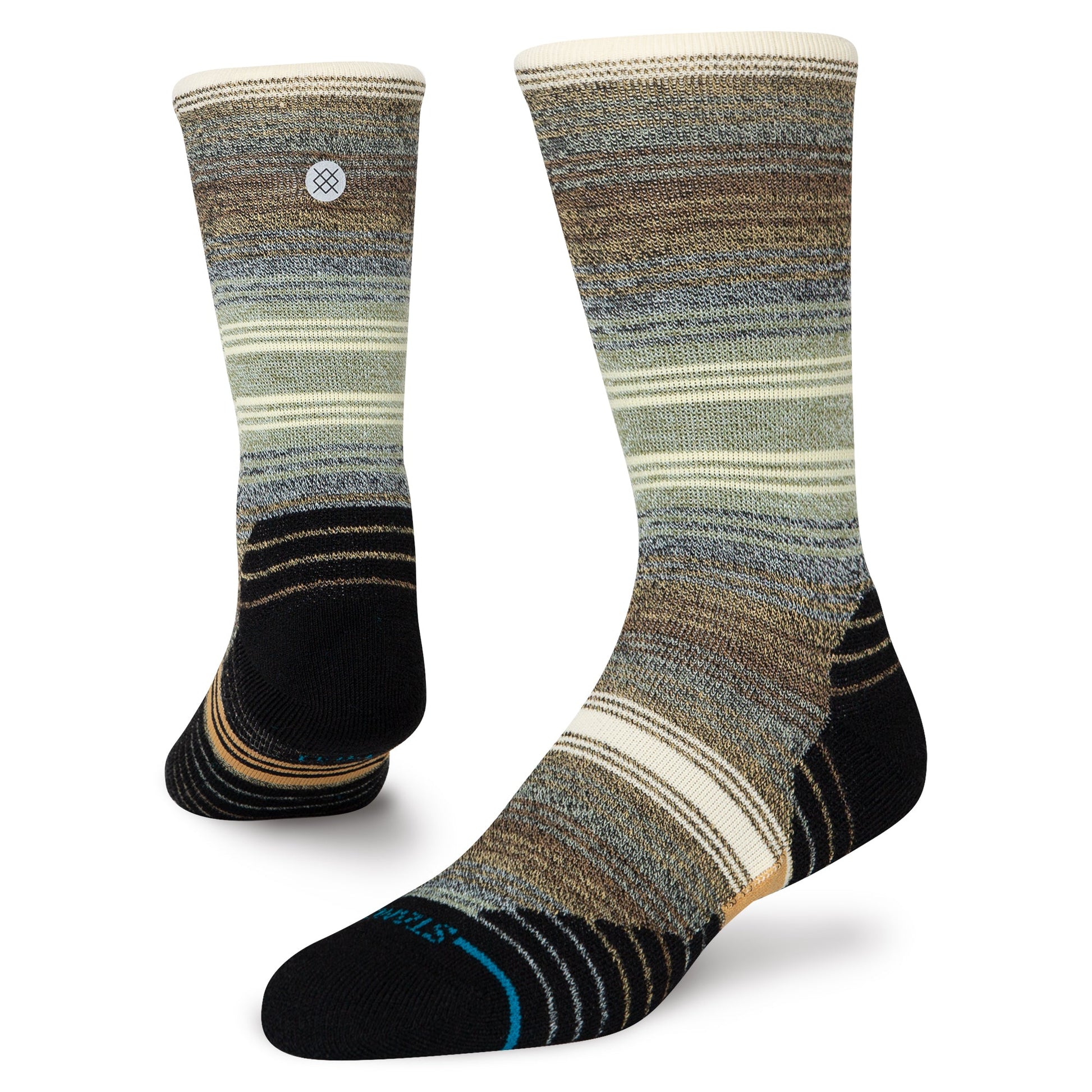 Stance High Peak Crew Socken Grün