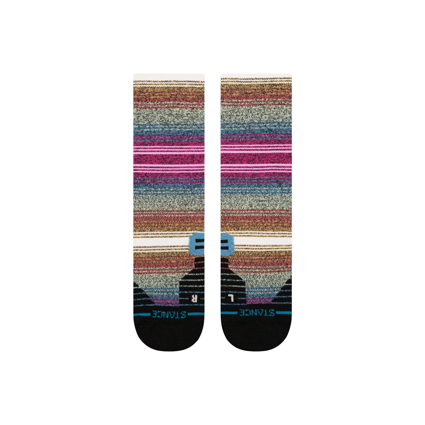 Stance Mid Wool Crew Socken Voilett