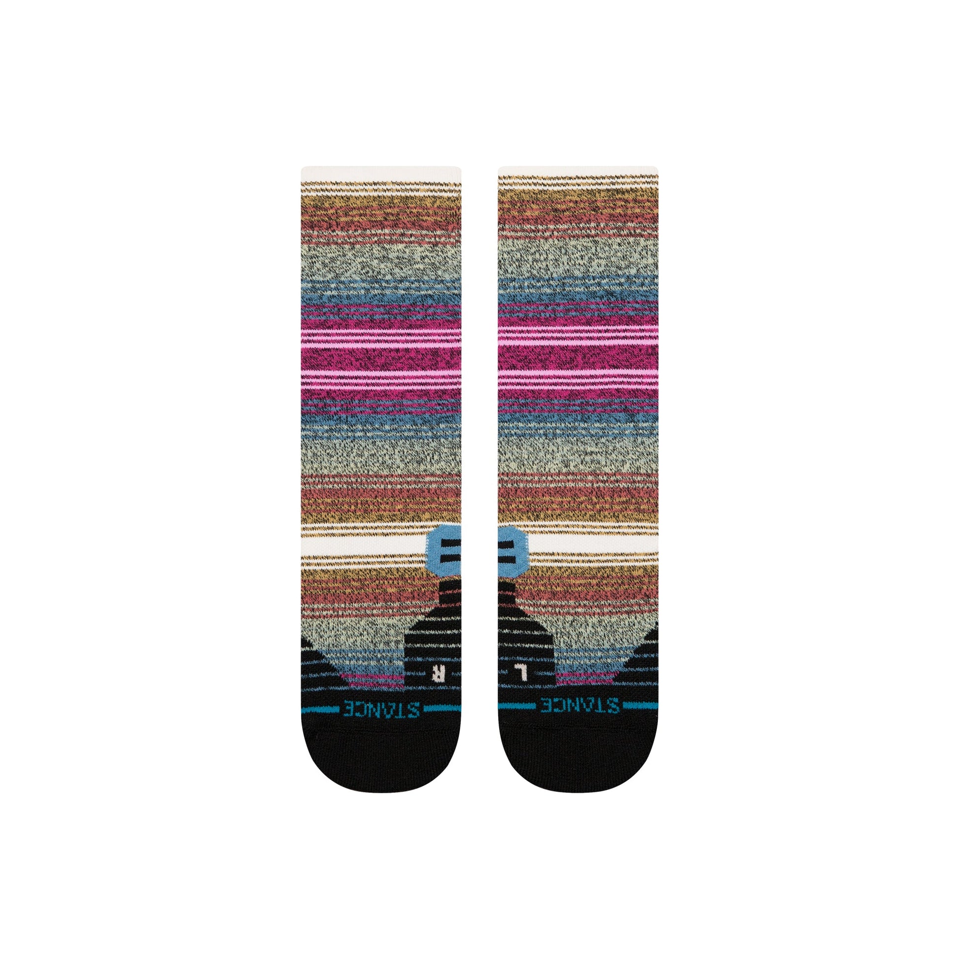 Stance Mid Wool Crew Socken Voilett