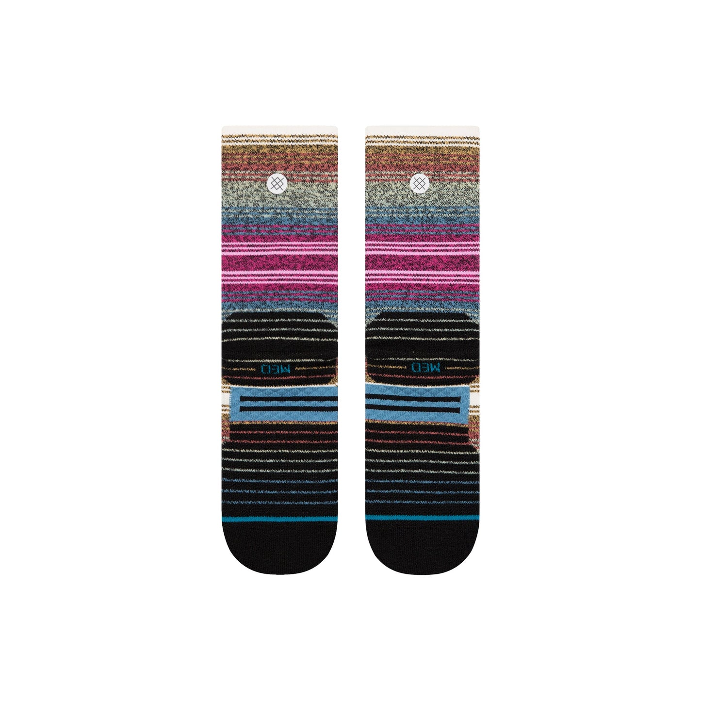 Stance Mid Wool Crew Socken Voilett