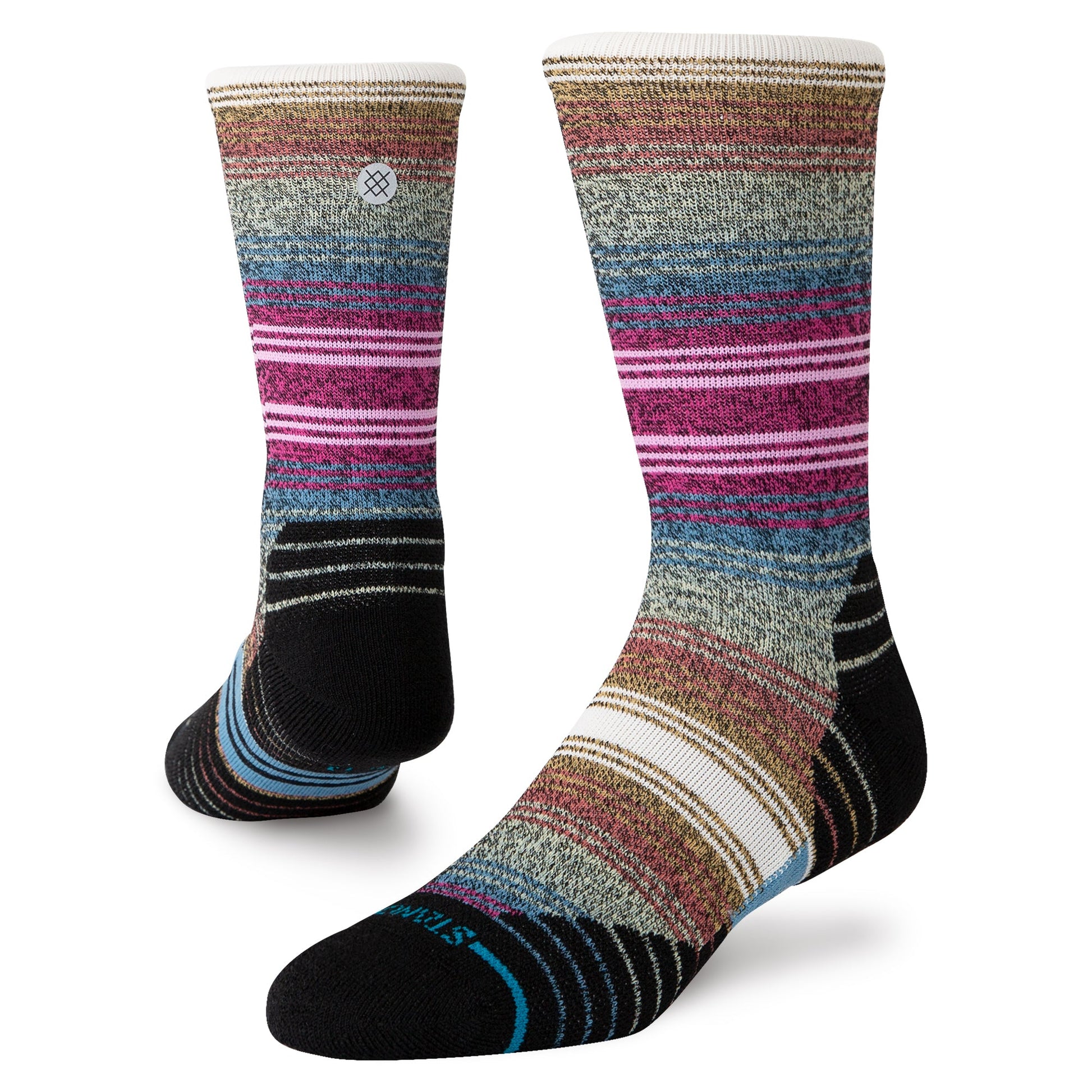 Stance Mid Wool Crew Socken Voilett