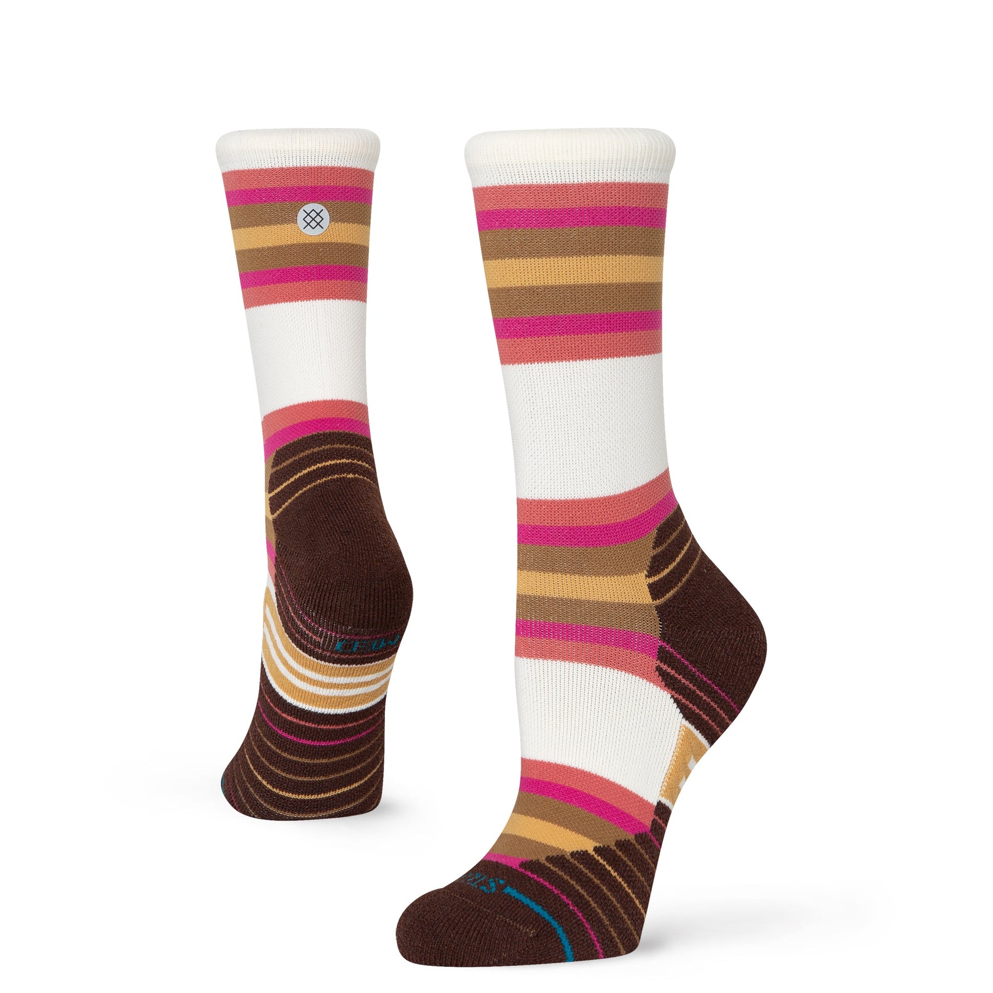 Stance Steady Crew Socken Magenta